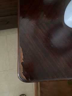 Toucador antigo com espelho