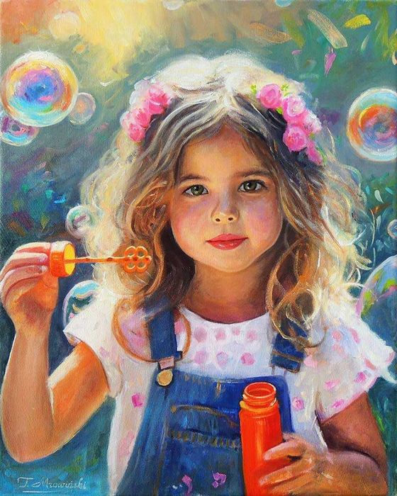 Portret olejny Tomasz Mrowiński portrety na zamówienie