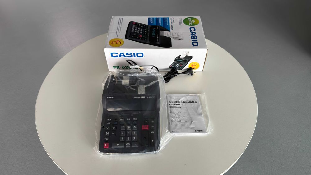 Calculadora CASIO (FR-620TEC) com Impressora – Profissional (nova)