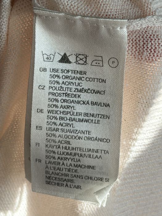 Kremowy kardigan H&M