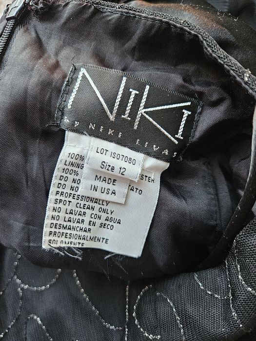 Sukienka studniówkowa czarna tiulowa L