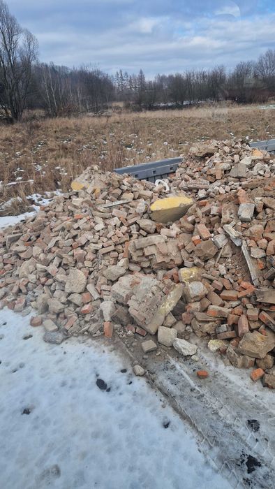 Gruz ceglany,gruz rozbiórkowy,oddam kamień,gruz