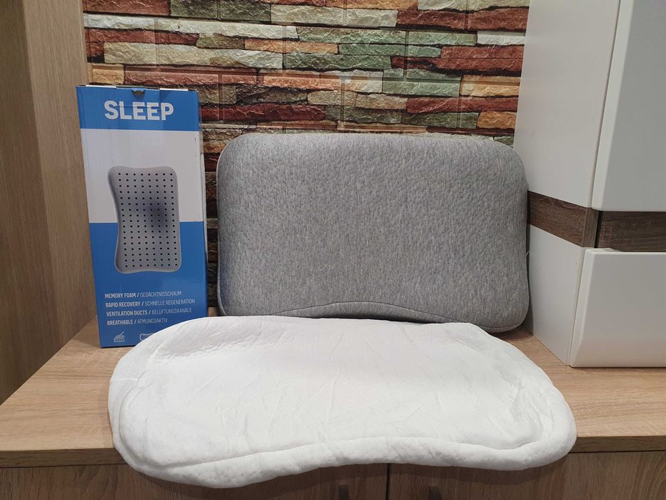 Poduszka Ortopedyczna Memory Foam | Oddychająca | Zdrowy Sen SLEEP
