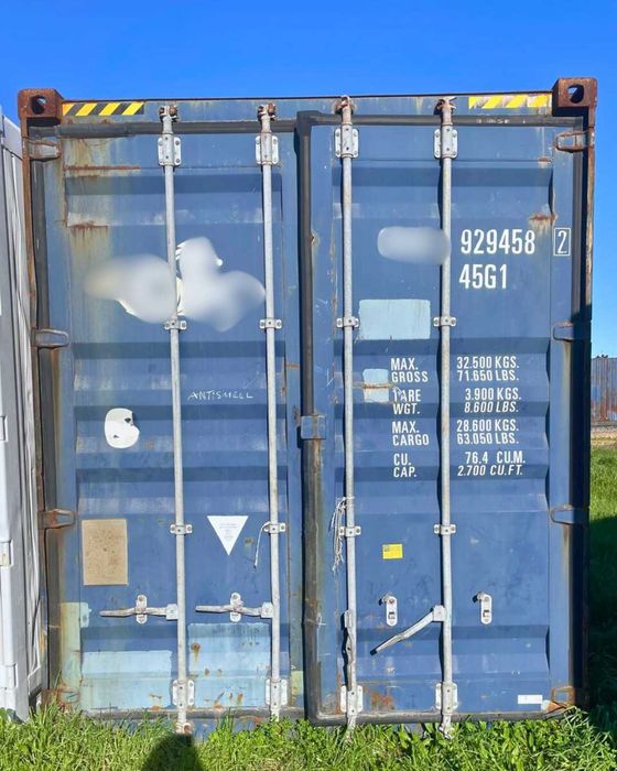 Contentor Marítimo 12 Metros Altura Extra (40 pés HC)