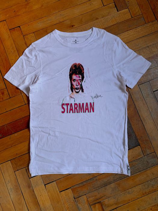 Шикарная футболка Celebrity ICONS рок музыкант Девида Боуи Starman