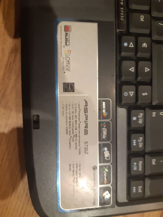 Laptop Acer Aspire 5735Z