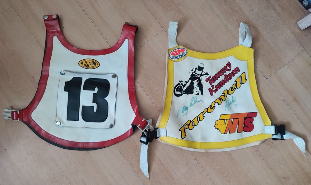 2 plastrony żużlowe z lat 90-tych
