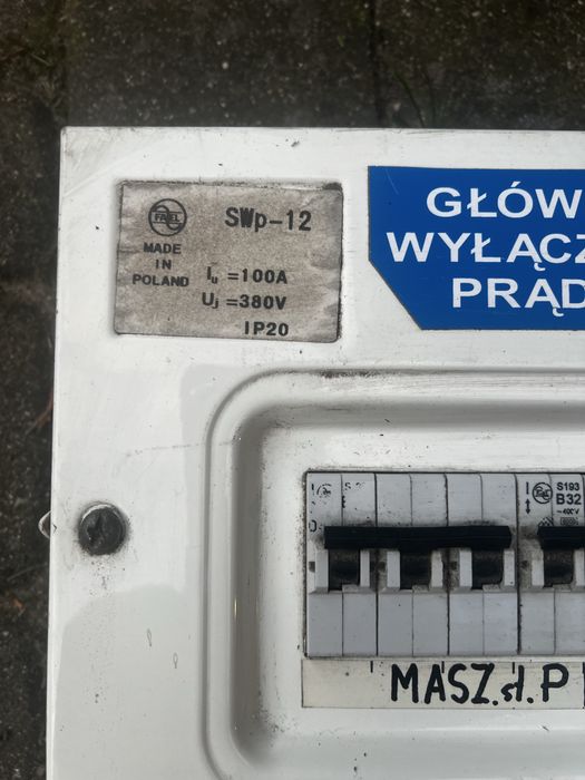 Skrzynka elektryczna metalowa