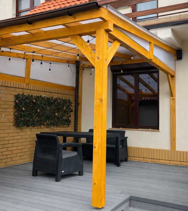 Wiata samochodowa model "Zawady" 4,00m x 4,60m, garaż, carport, auto