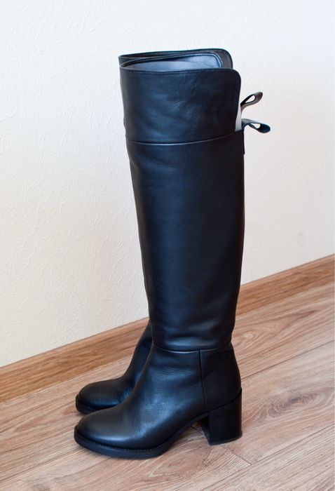 Чоботи шкіряні Zara