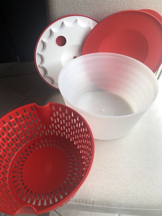 Tupperware caixa centrifugadora e secador de salada