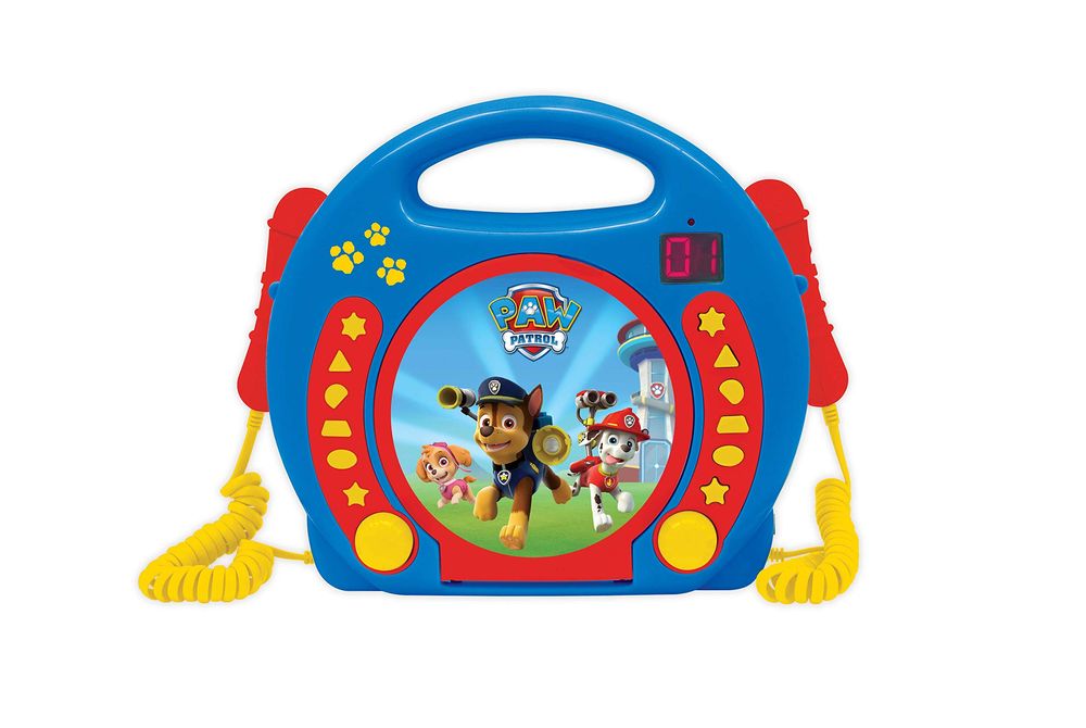 CD-Player PAW Patrol dla dzieci z mikrofonami i funkcją programowania