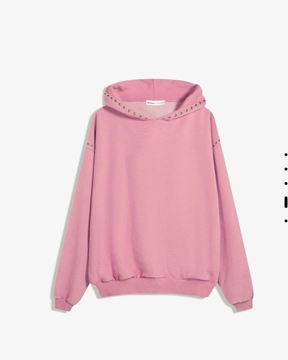 Худі з капюшоном і заклепками Bershka