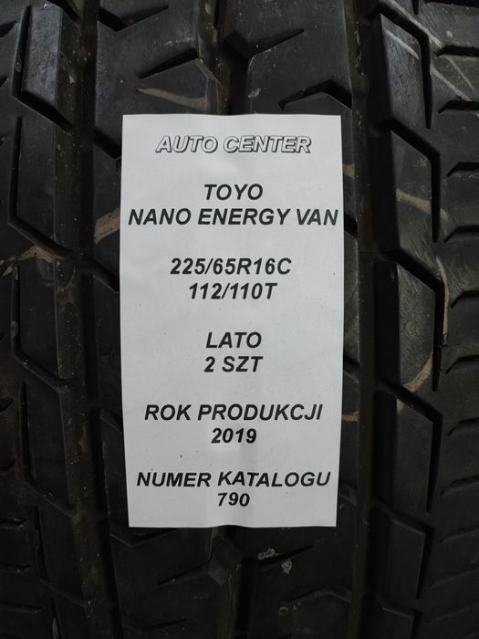 Opony letnie 225/65R16C 112/110T Toyo Nano Energy Van | 2szt