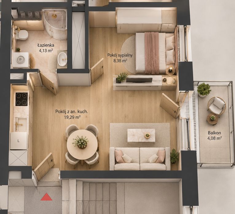 Nowe Mieszkanie 31,80 m² | ul. Graniczna