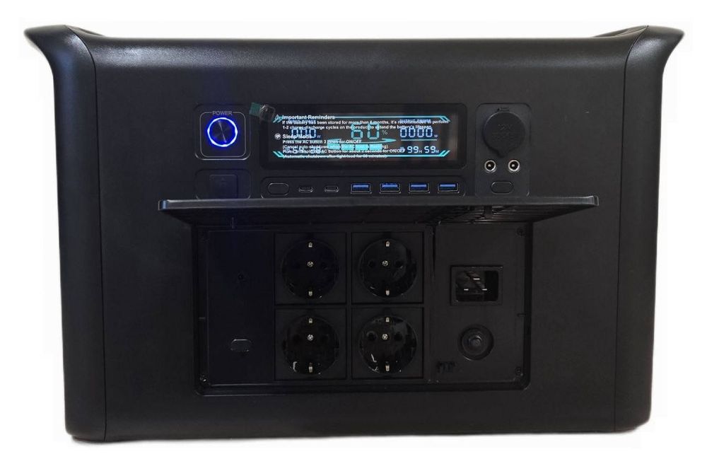 Портативна зарядна станція Apower2000,2400Вт 2048 Вт/год зарядка 2 год