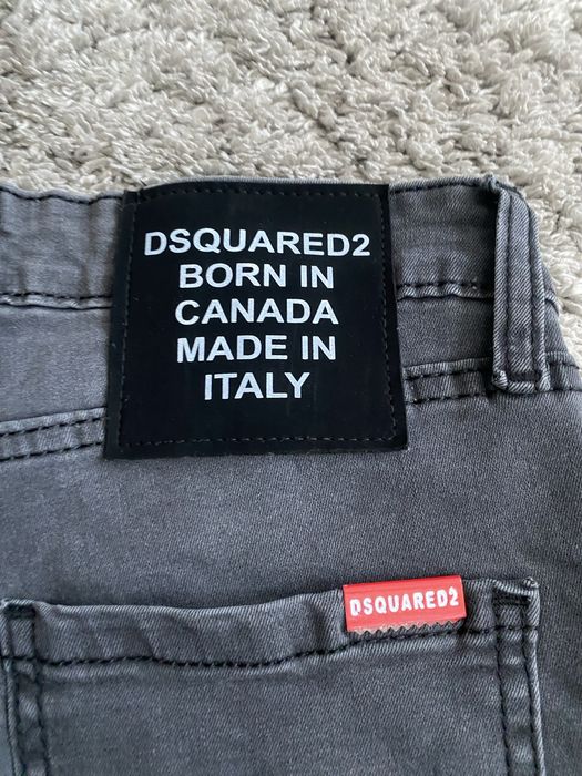 Spodnie jeansy grafitowe Dsquared2 xs s