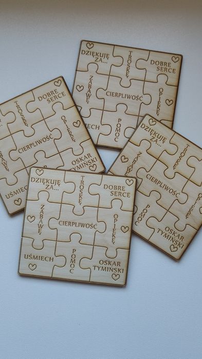 Podziękowania do przedszkola żłobka puzzle