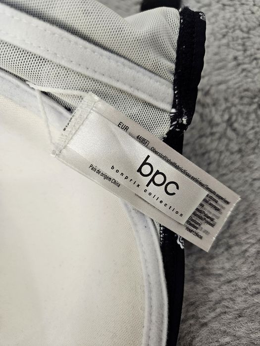Biustonosz kąpielowy 85F góra bikini BPC bardotka z fiszbinami usztywniany