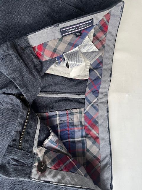 Męskie spodnie materiałowe TOMMY HILFIGER