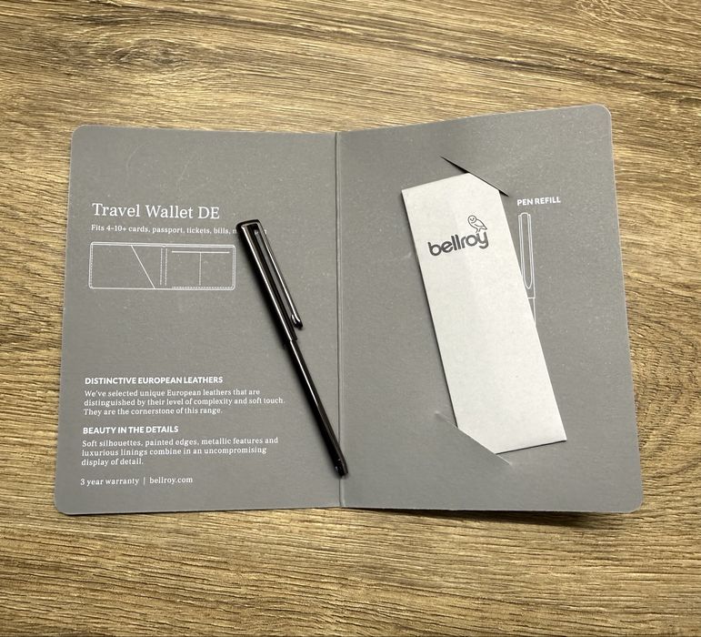 Bellroy Travel Wallet Designers