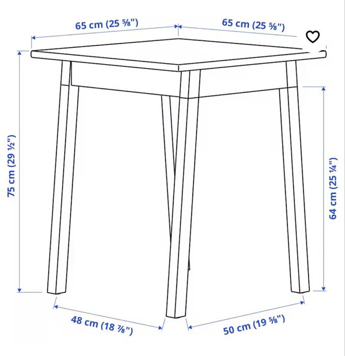 Vendo mesa 2 lugares