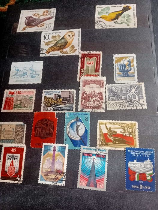 Альбом 30Х21 . Марки (флора.фауна,інше 180шт).