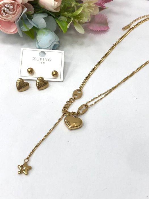 zestaw biżuterii damskiej stal chirurgiczna