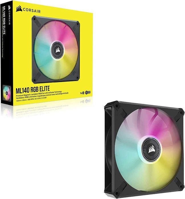 Кулер Corsair iCUE SP120 RGB ELITE ML120/140 RGB Elite  iCUE QL140 RGB