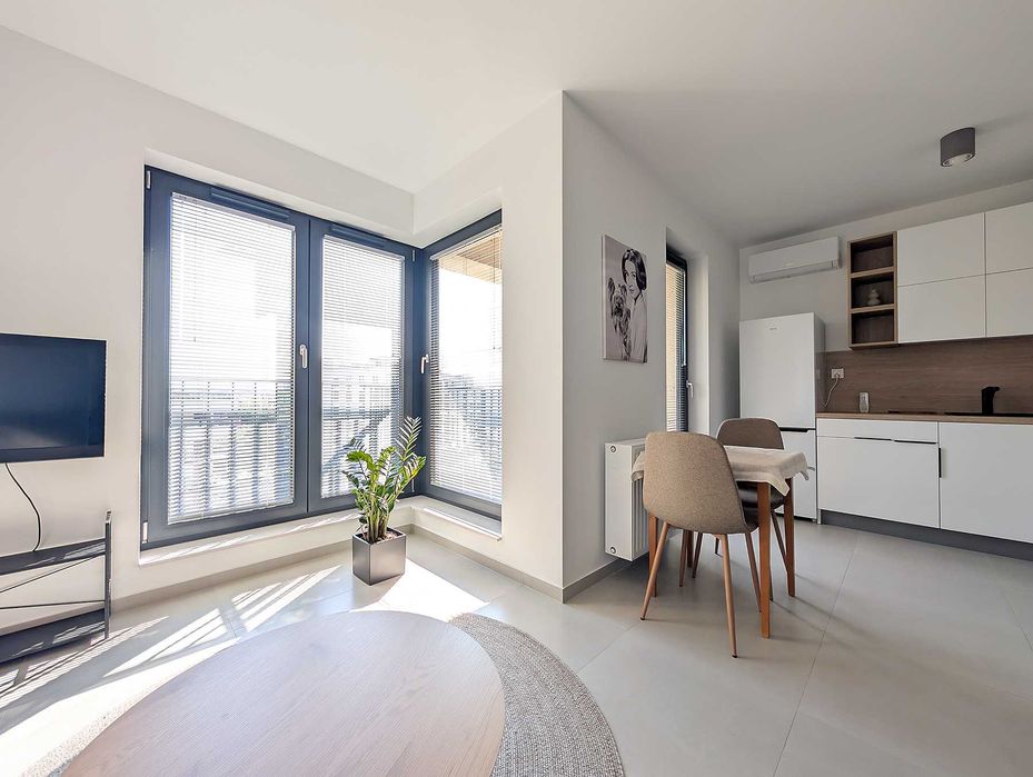 Nowa kawalerka 26.5 m² na Zakrzówku | Pierwszy wynajem! | Loggia | Klimatyzacja | Bezpośrednio