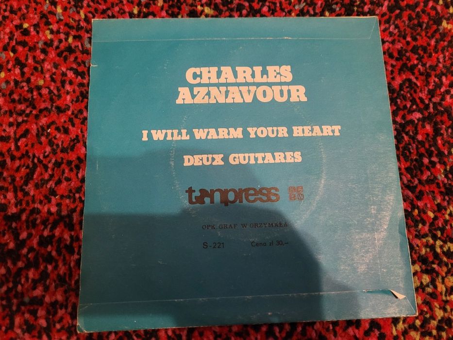 Charles Aznavour mała płyta winylowa winyl
