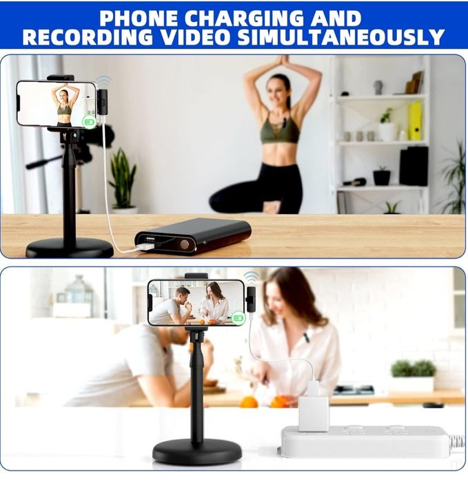 Bezprzewodowy mini mikrofon Lavalier do iPhone'a