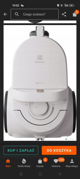 Odkurzacz bezworkowy Electrolux EL51C2SW