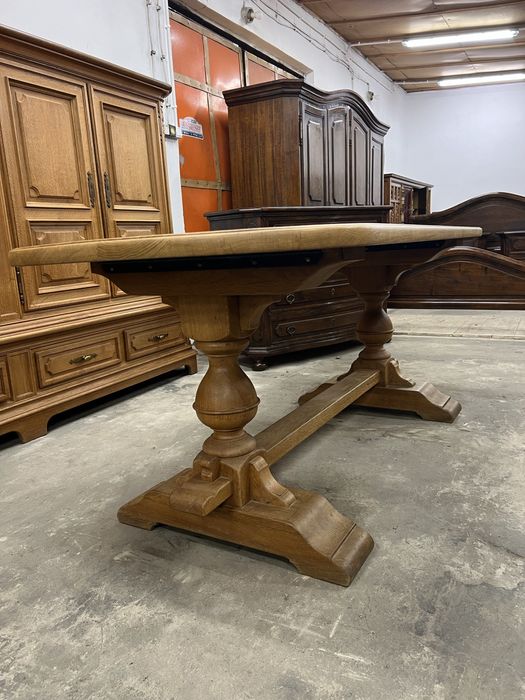 Dębowy stół z 6 krzesłami/lite drewno/Raty