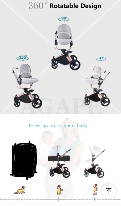 Carinho de bebe , semi-novo