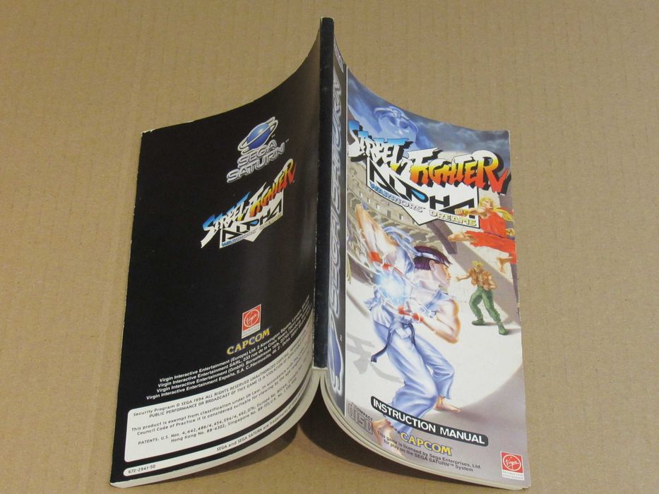 Jogo Sega Saturn Street Fighter Alpha Warriors' Dreams completo