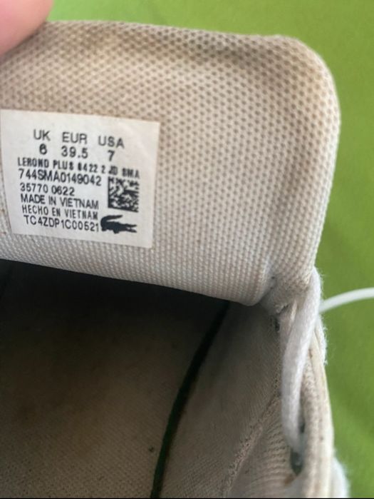 Tenis lacoste em muito bom estado