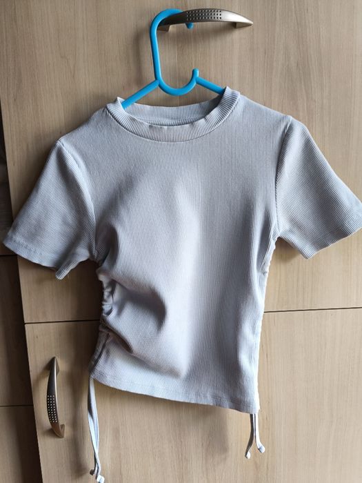 2x bluzka koszulka top t-shirt dziewczęcy 134-140