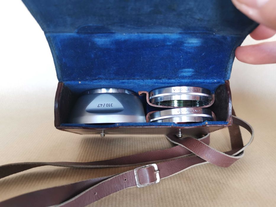 Kit Voigtlander para-sol e filtros
