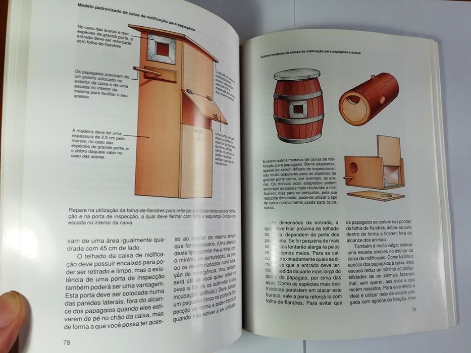 Livro sobre criação de Papagaios