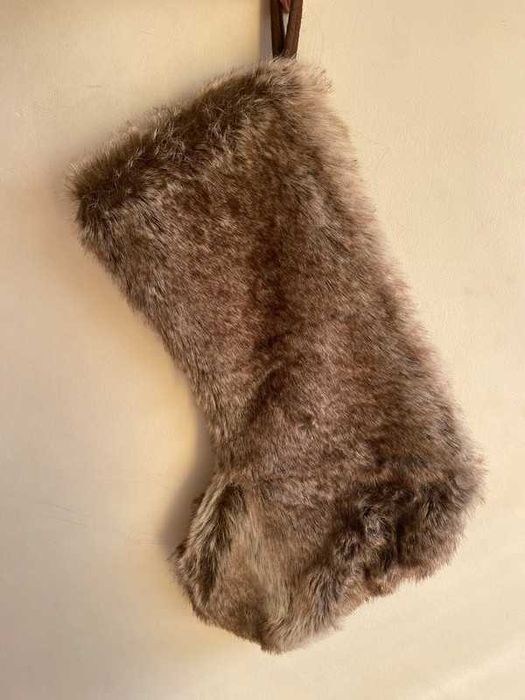 Bota de Natal de Pêlo para Pendurar