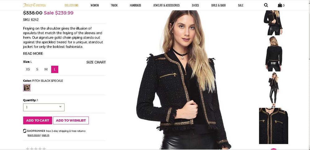 Пиджак Juicy Couture,p M