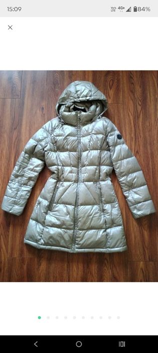 Куртка пуховик пальто тепле жіноче розмір S, M