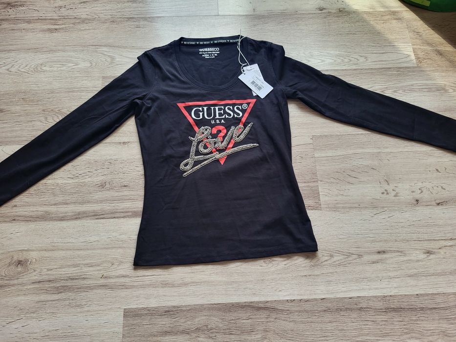 Longsleeve damski Guess S oryginalny