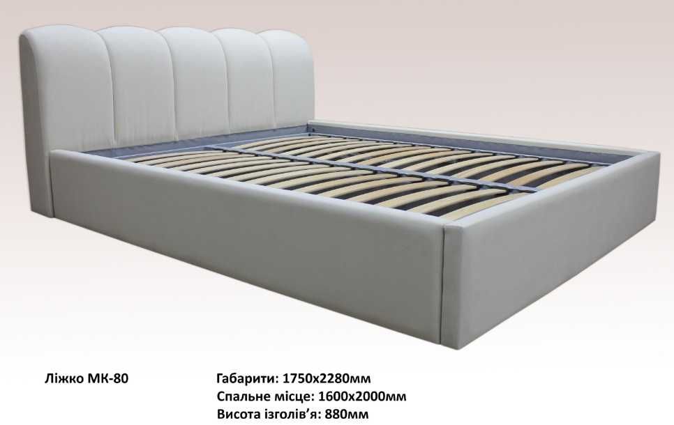 Мягкая кровать с подъемным механизмом