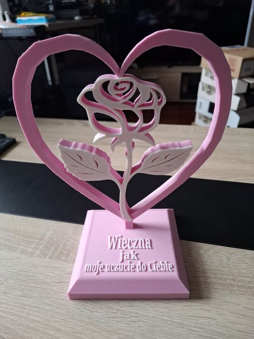 Wieczna róża (możliwość personalizacji)