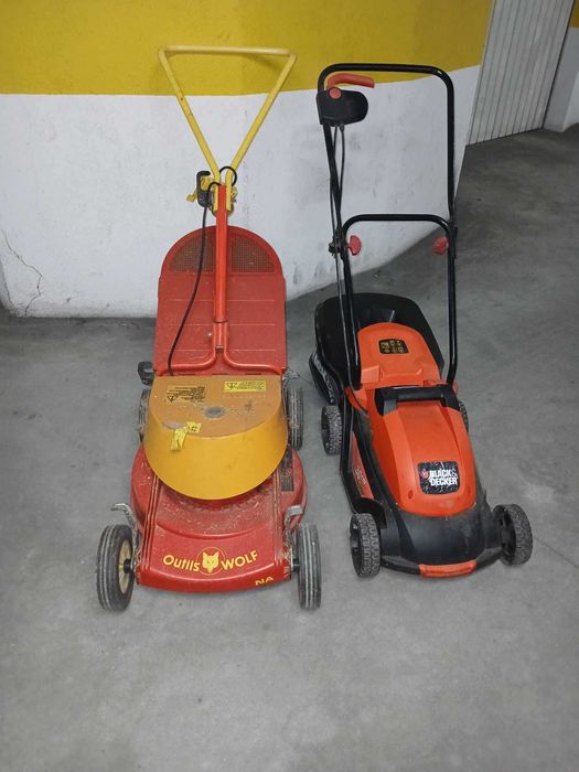Corta Relva da marca Outils Wolf  e Corta relva Black&Decker