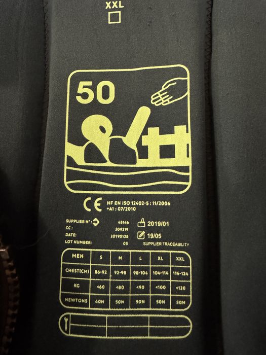 Kamizelka wakeboard Decathlon, używana