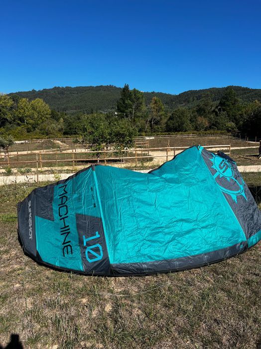 Kit completo de Kitesurf – Slingshot Machine 10m² + Barra Sentry + Nobile 555