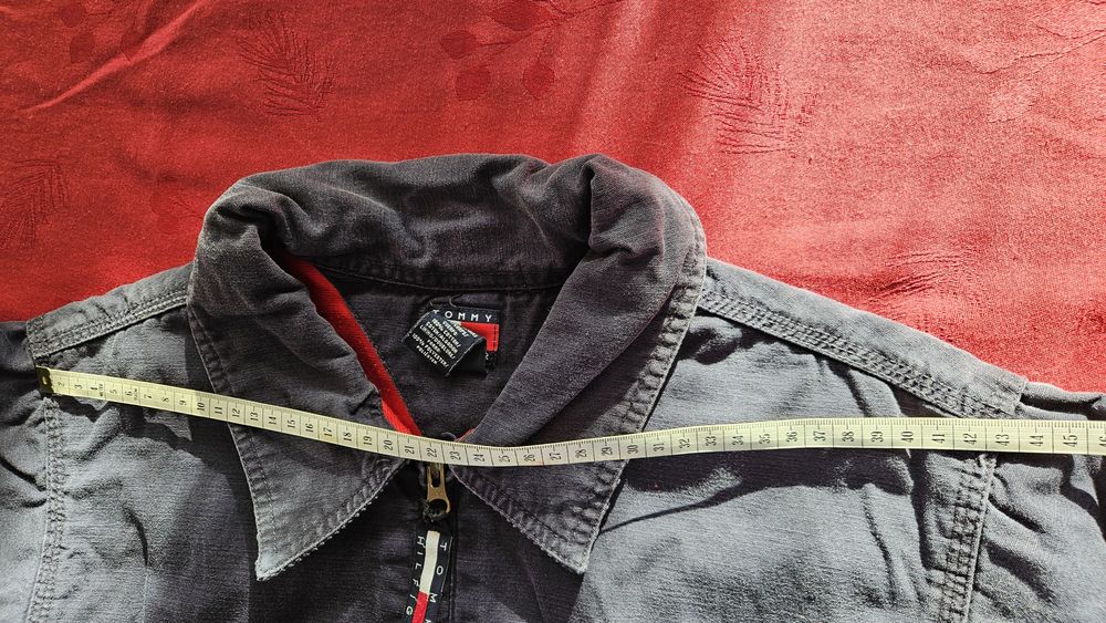 Kurtka krótka jeans meska ocieplana r. X L TommyH
